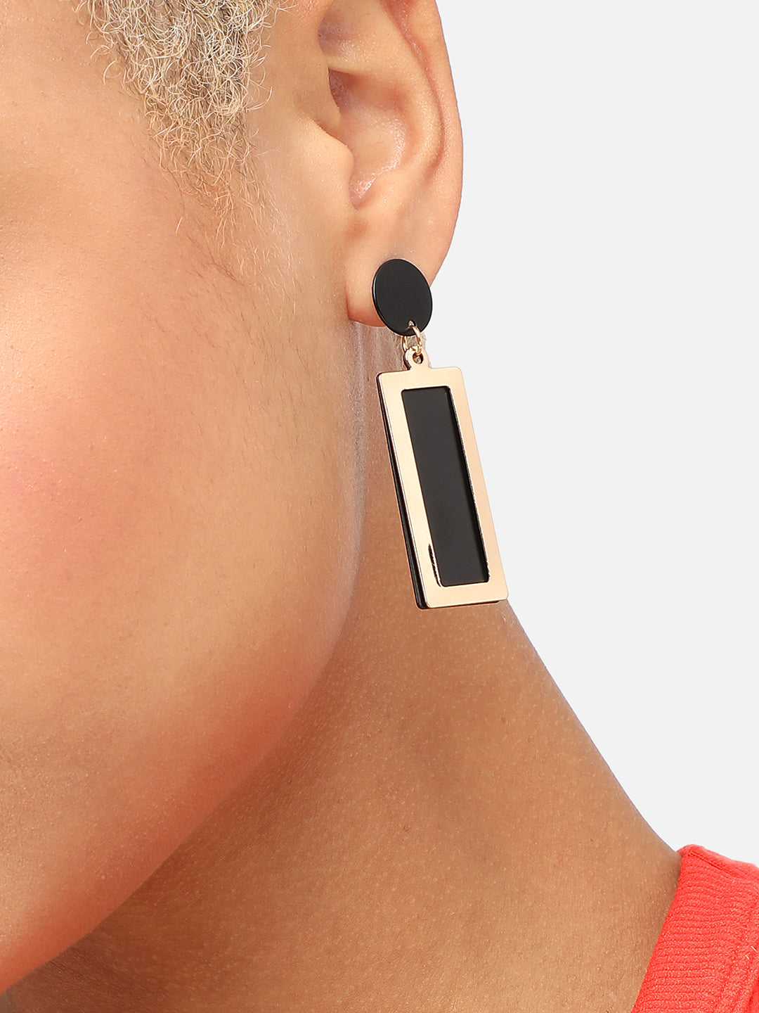 GOLD PLATED PARTY DESIGNER DROP EARRING FOR WOMEN