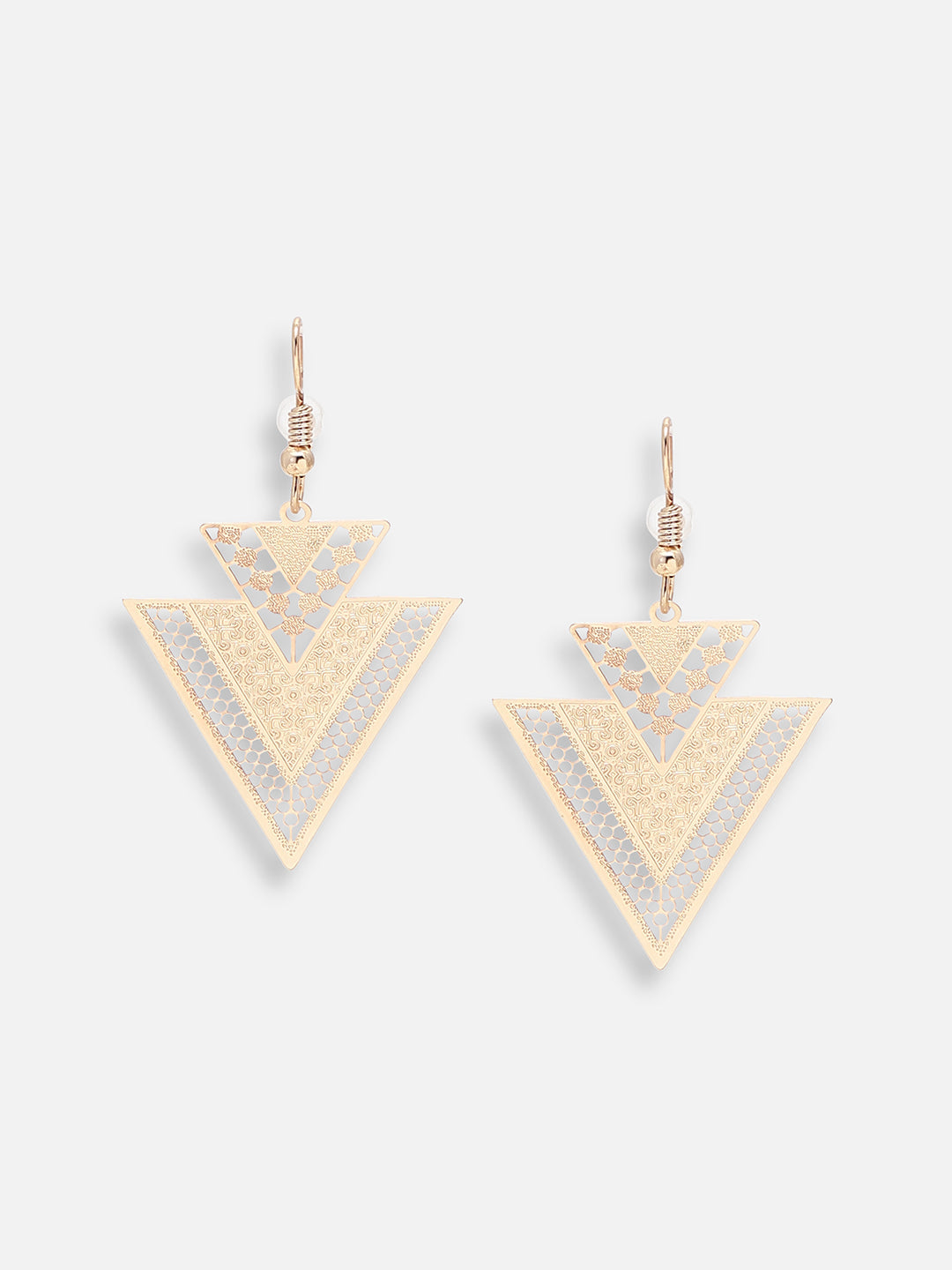 GOLD PLATED PARTY DESIGNER DROP EARRING FOR WOMEN