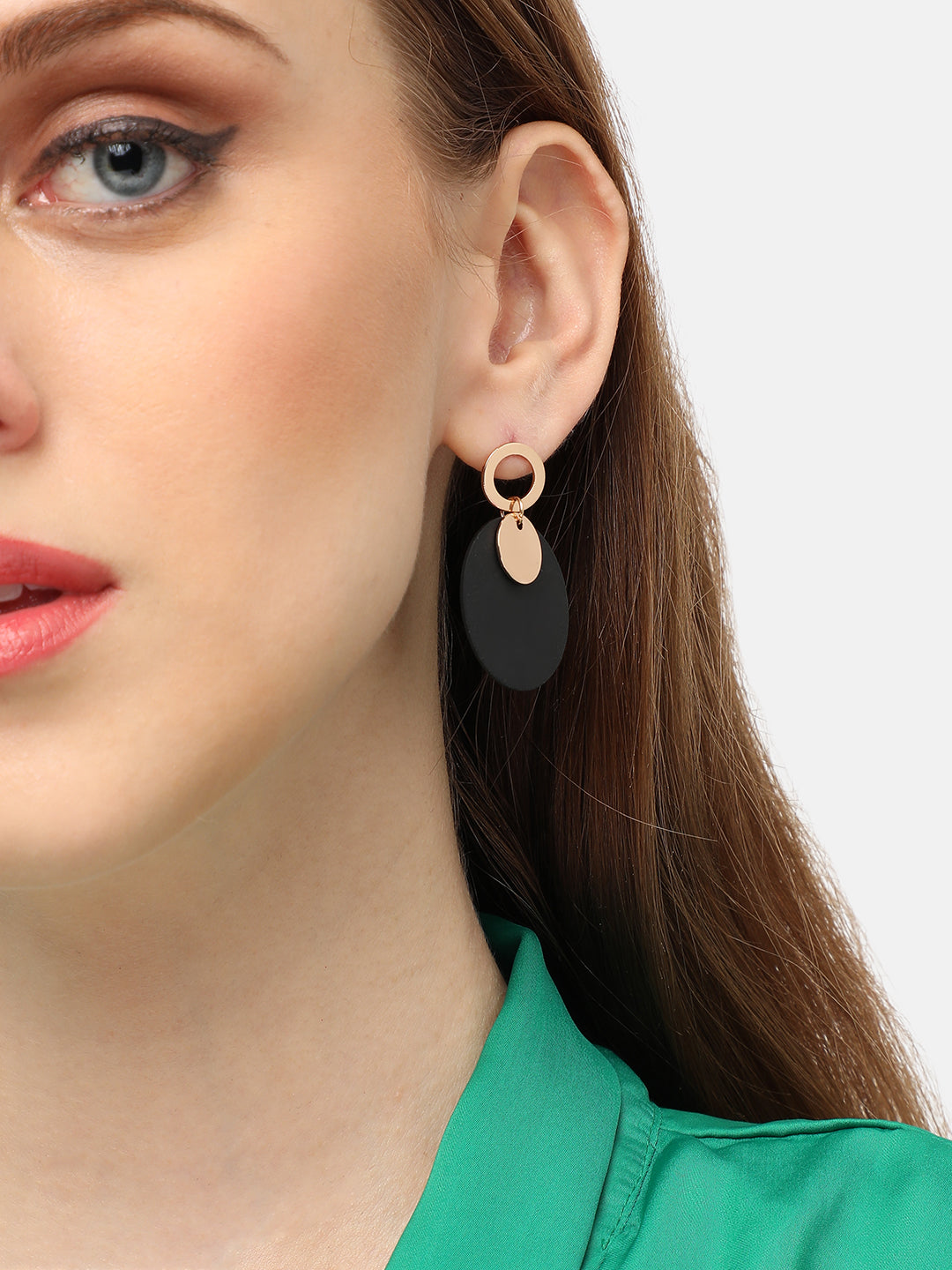 GOLD PLATED PARTY DESIGNER DROP EARRING FOR WOMEN
