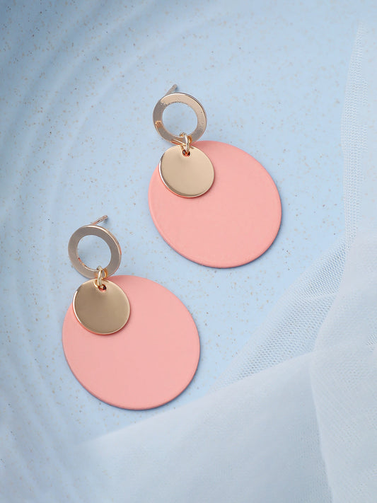 GOLD PLATED PARTY DESIGNER DROP EARRING FOR WOMEN