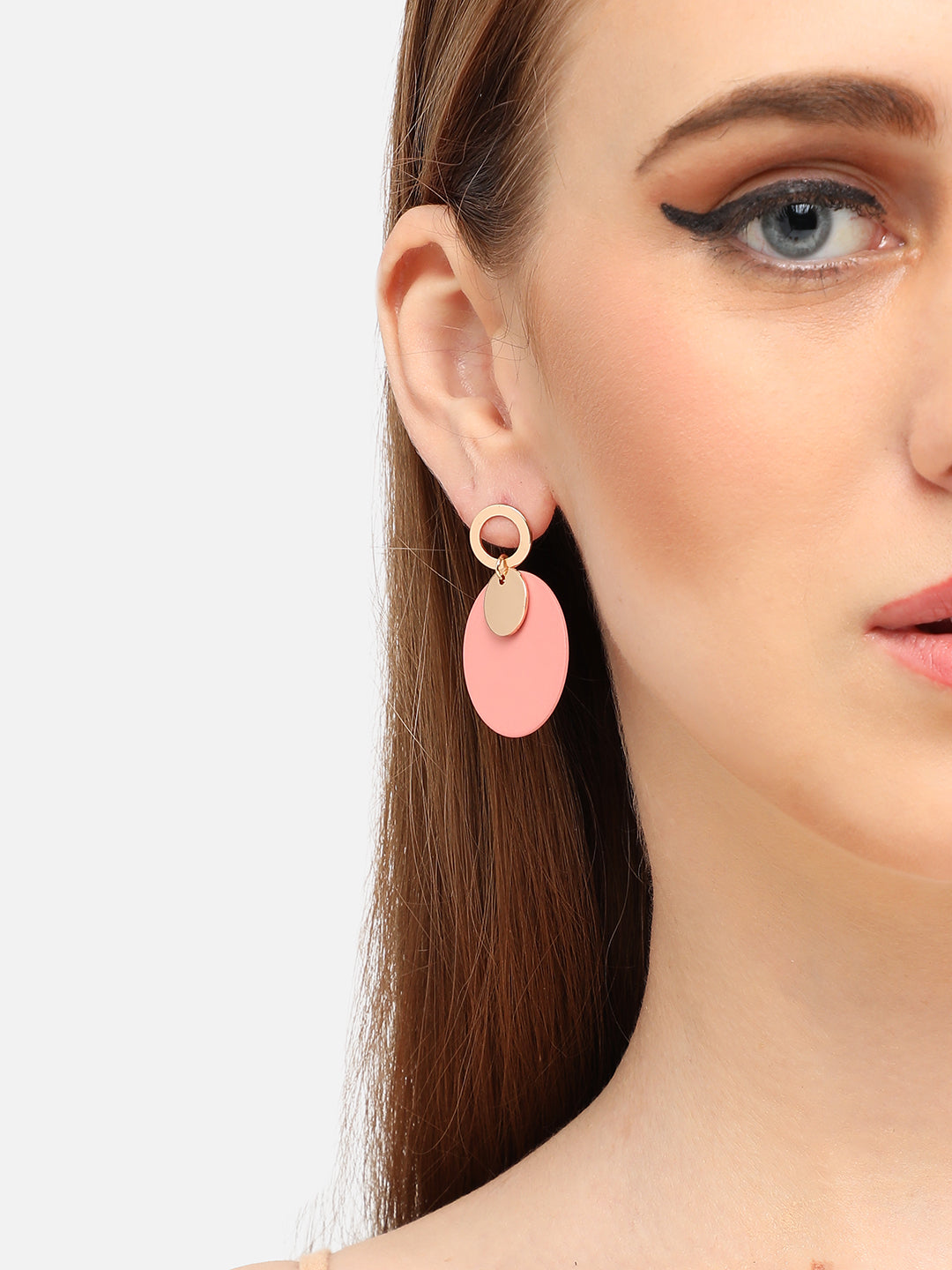GOLD PLATED PARTY DESIGNER DROP EARRING FOR WOMEN