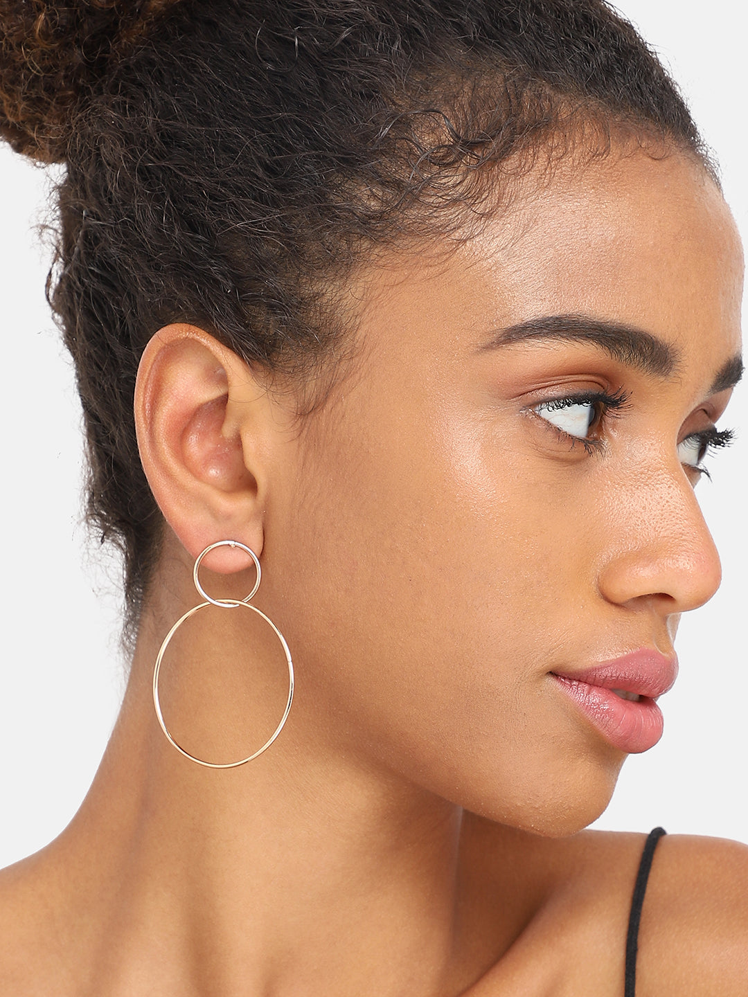 GOLD PLATED PARTY DESIGNER DROP EARRING FOR WOMEN