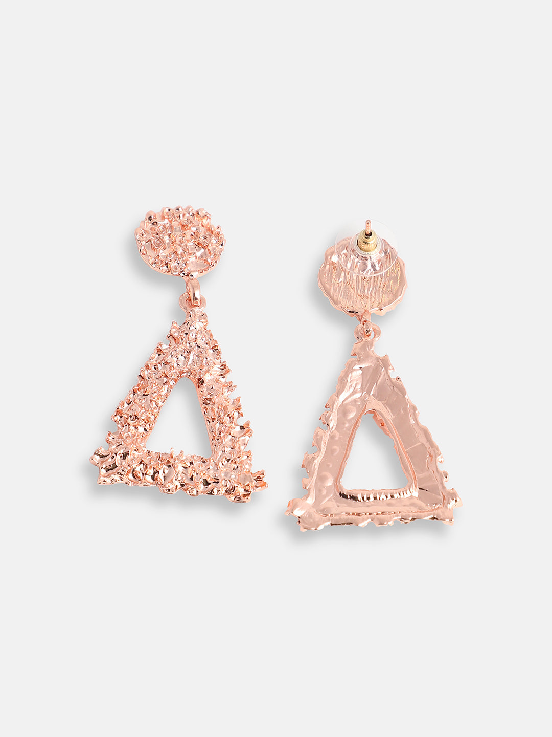 ROSE GOLD PLATED PARTY DESIGNER DROP EARRING FOR WOMEN