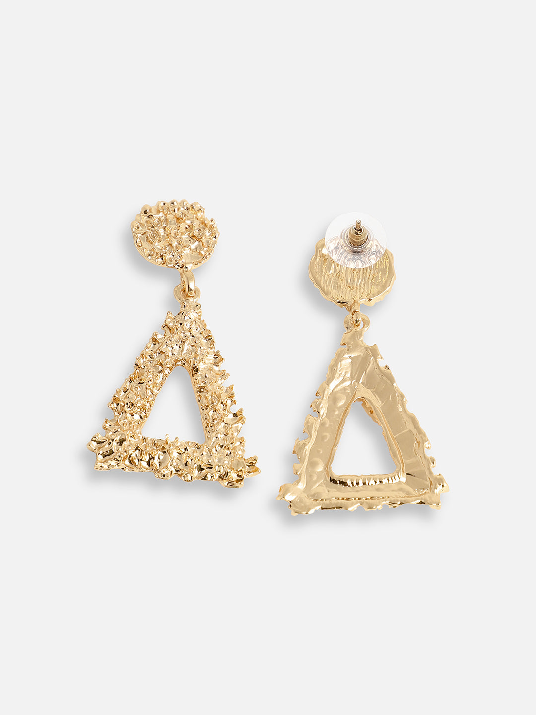GOLD PLATED PARTY DESIGNER DROP EARRING FOR WOMEN