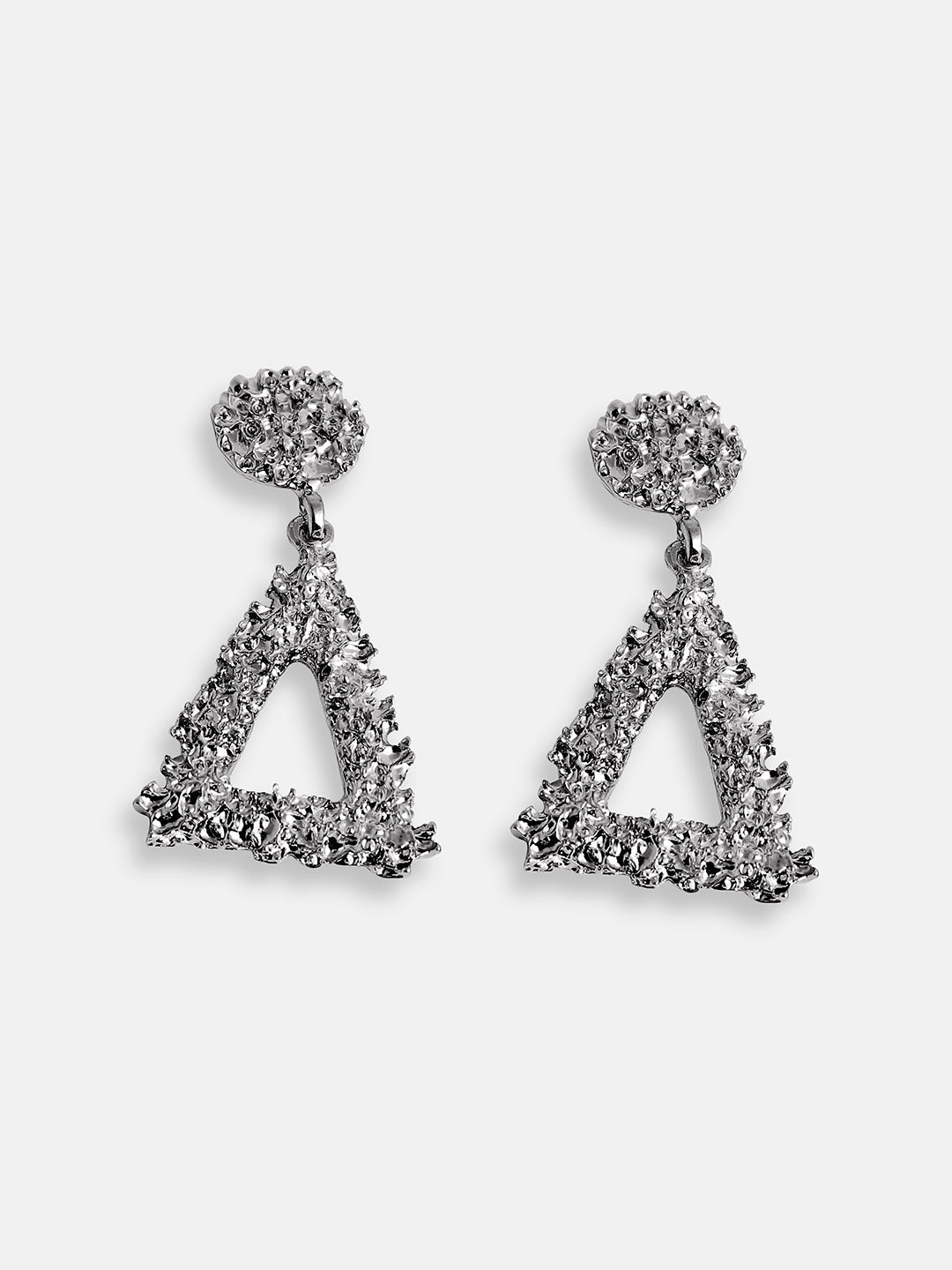 SILVER PLATED PARTY DESIGNER DROP EARRING FOR WOMEN