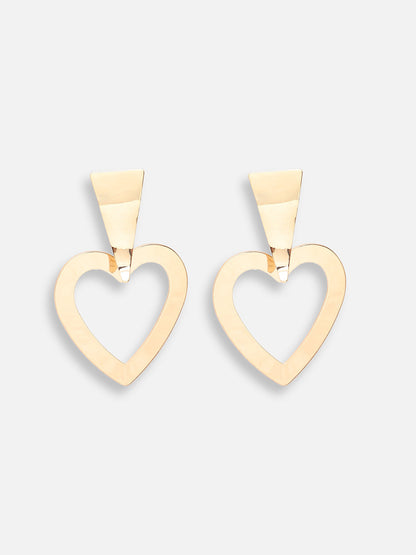 GOLD PLATED PARTY DESIGNER DROP EARRING FOR WOMEN