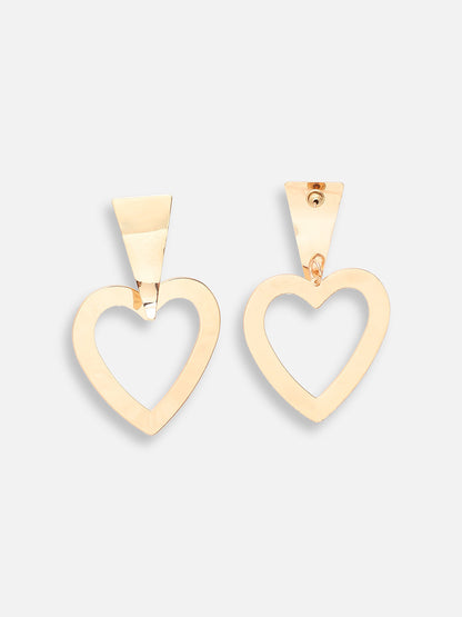 GOLD PLATED PARTY DESIGNER DROP EARRING FOR WOMEN