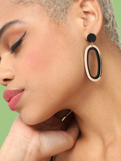 GOLD PLATED PARTY DESIGNER DROP EARRING FOR WOMEN