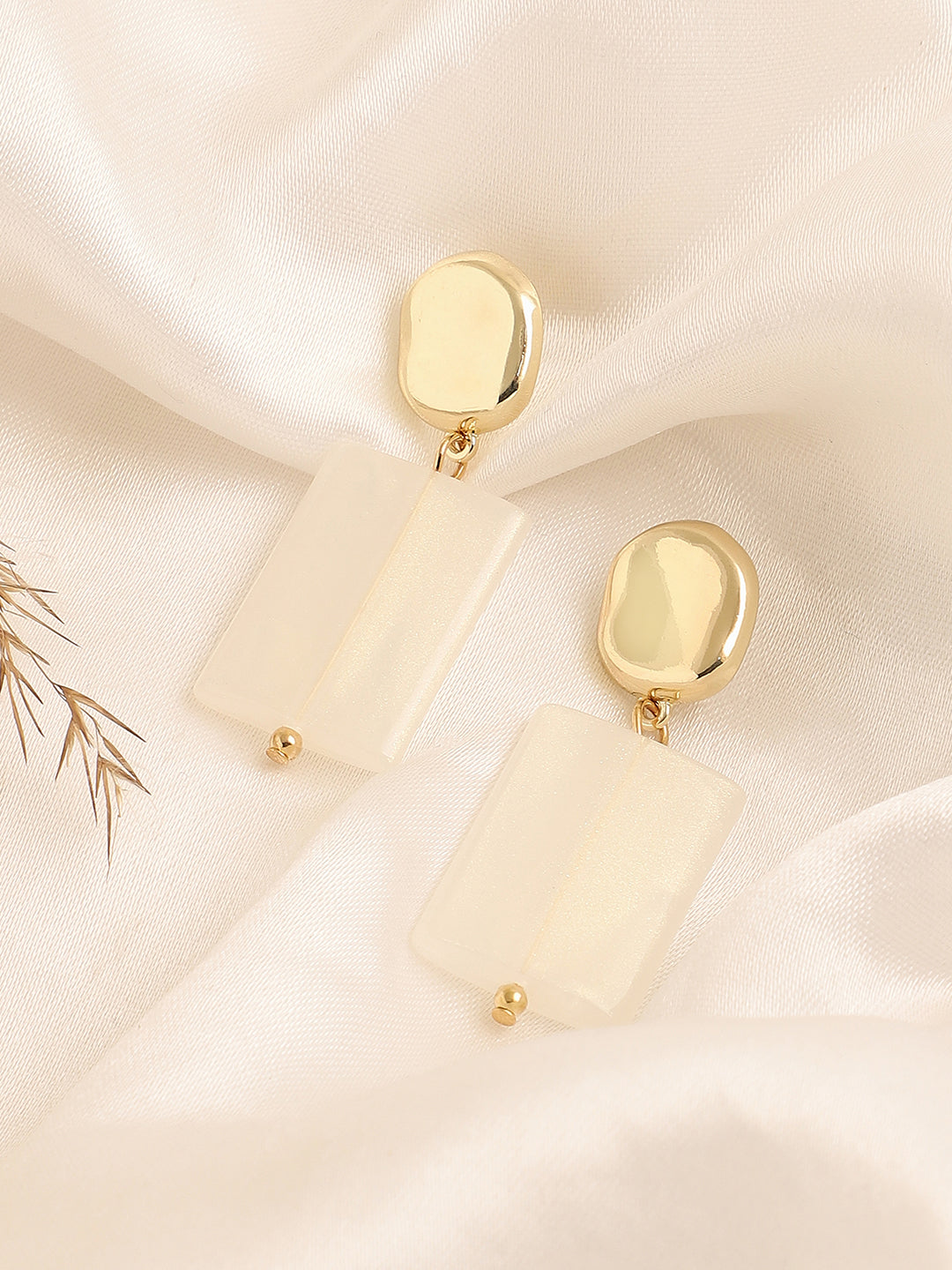 GOLD PLATED PARTY DESIGNER DROP EARRING FOR WOMEN