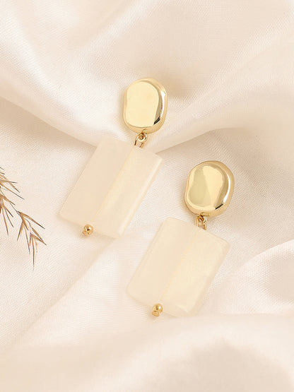 GOLD PLATED PARTY DESIGNER DROP EARRING FOR WOMEN