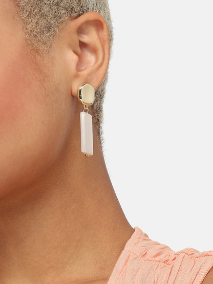 GOLD PLATED PARTY DESIGNER DROP EARRING FOR WOMEN