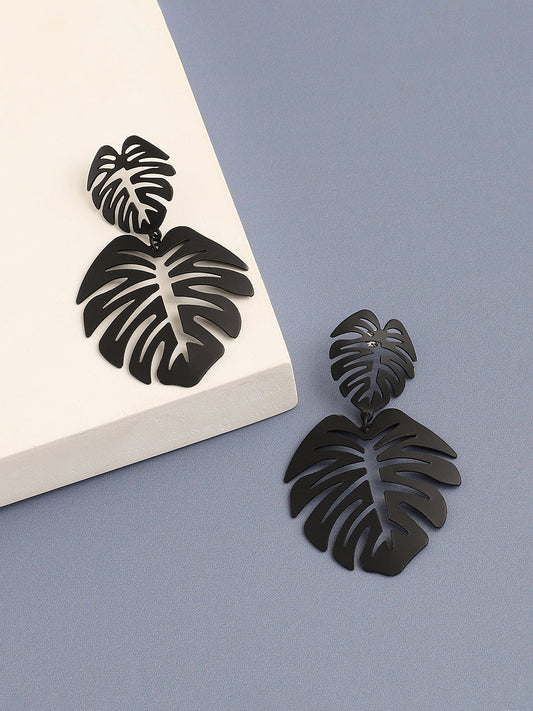 SILVER PLATED PARTY DESIGNER DROP EARRING FOR WOMEN