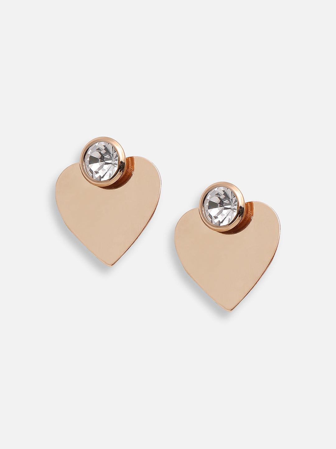 GOLD PLATED PARTY DESIGNER STONE DROP EARRING FOR WOMEN