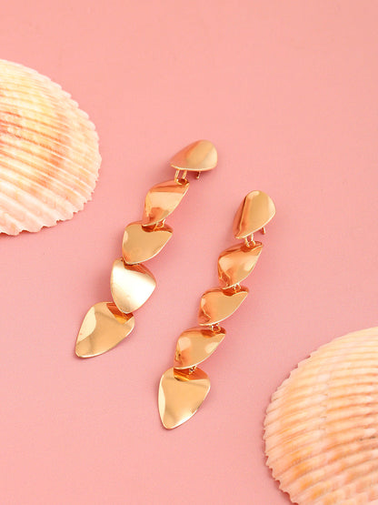 Gold Plated Party Designer Drop Earring For Women