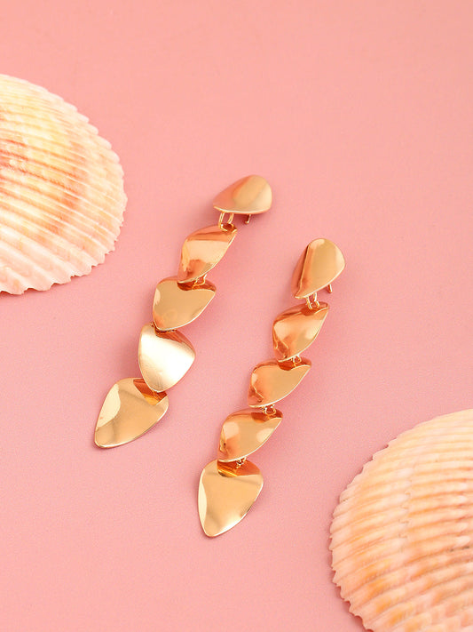 Gold Plated Party Designer Drop Earring For Women