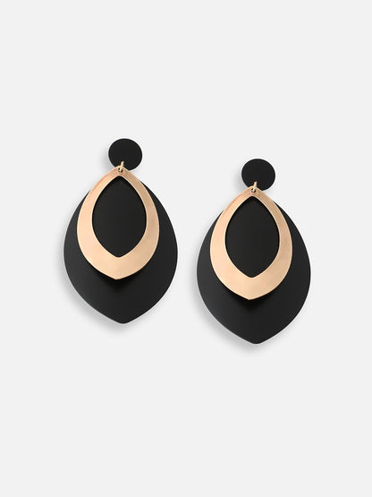 GOLD PLATED PARTY DESIGNER DROP EARRING FOR WOMEN