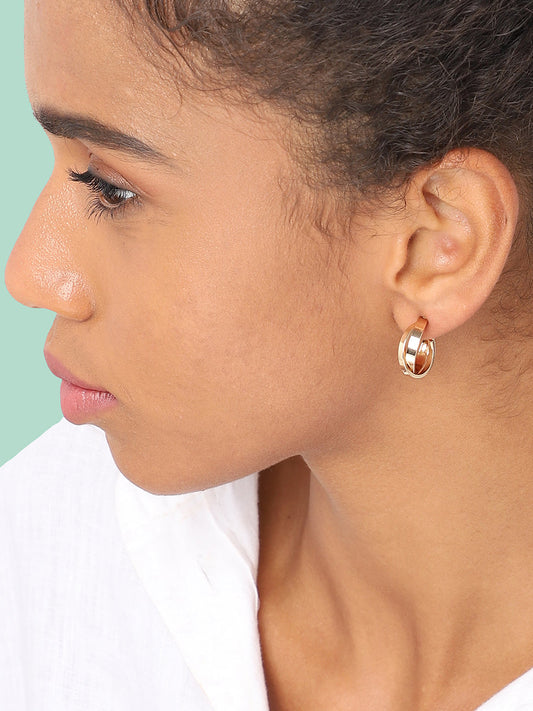 GOLD PLATED PARTY DESIGNER DROP EARRING FOR WOMEN