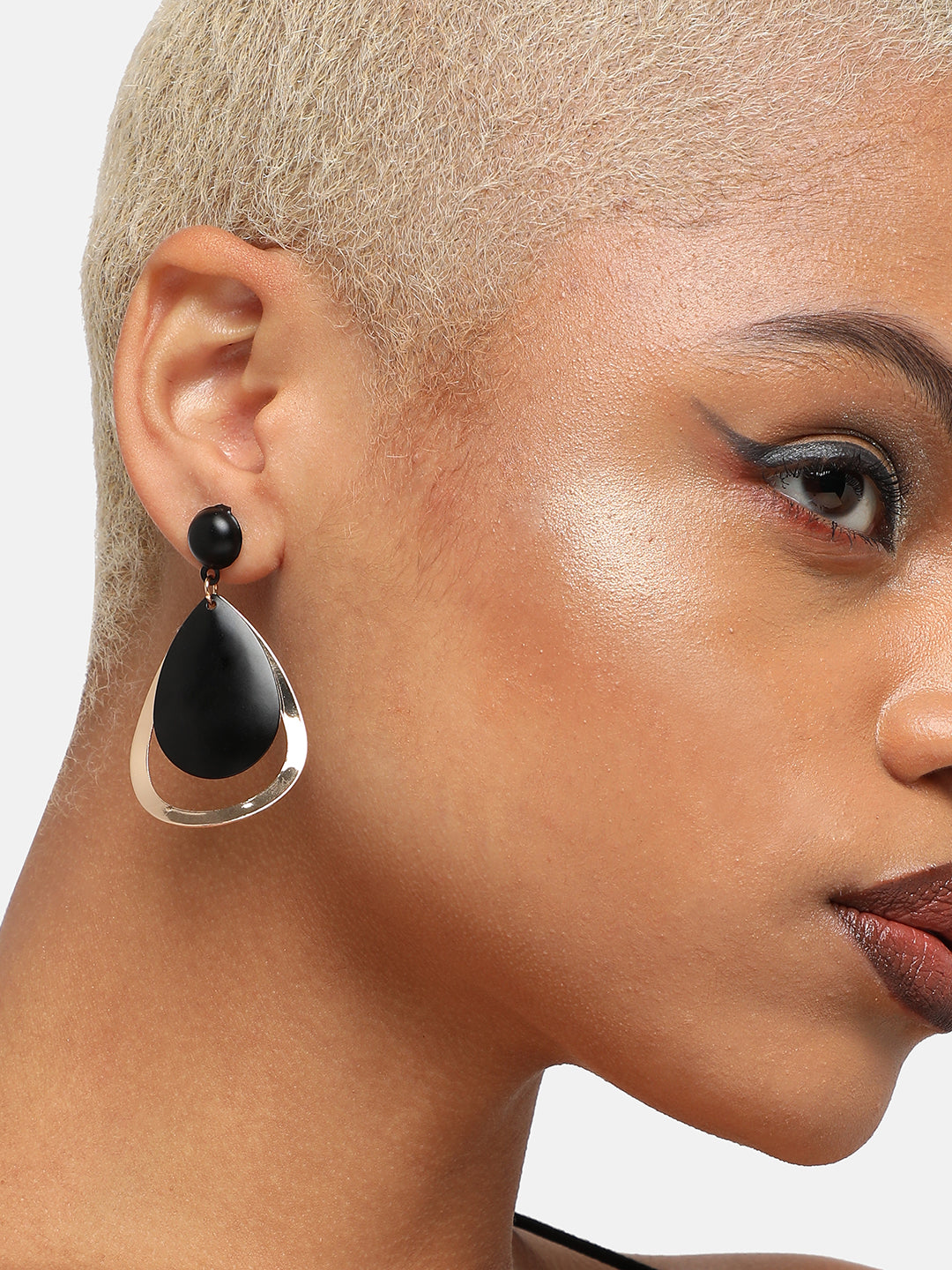 GOLD PLATED PARTY DESIGNER DROP EARRING FOR WOMEN