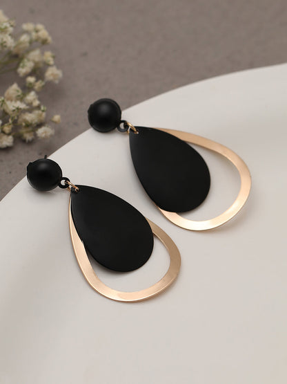 GOLD PLATED PARTY DESIGNER DROP EARRING FOR WOMEN