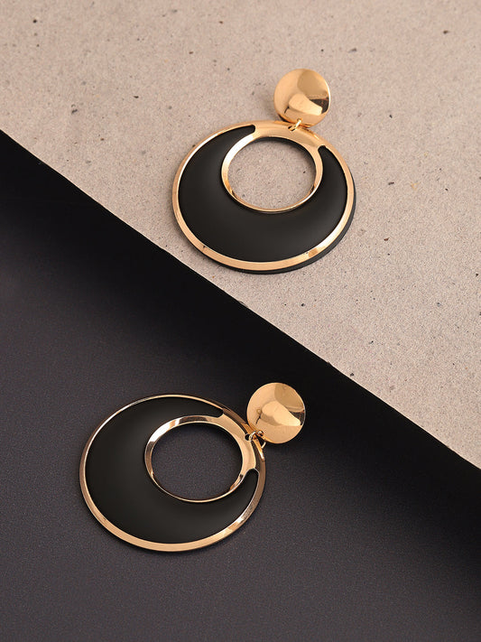 GOLD PLATED PARTY DESIGNER DROP EARRING FOR WOMEN