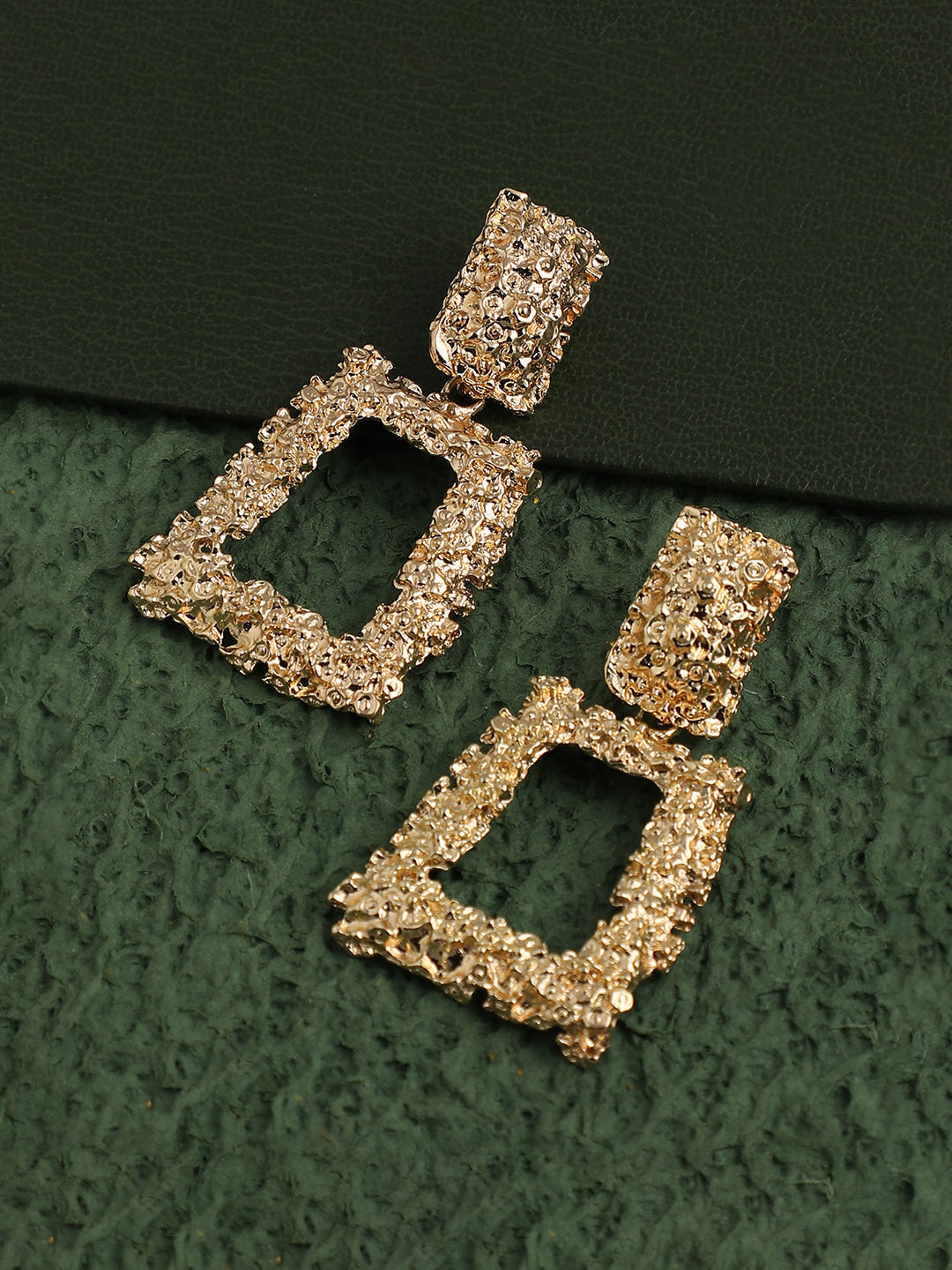 GOLD PLATED PARTY DESIGNER DROP EARRING FOR WOMEN