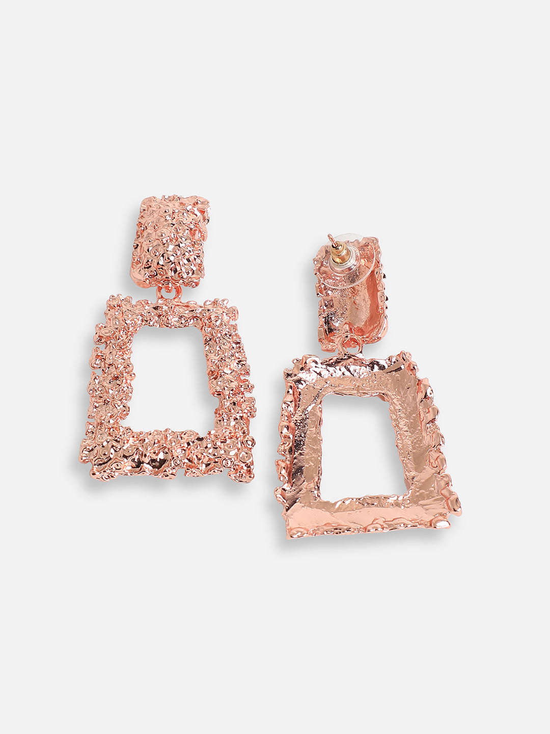 ROSE GOLD PLATED PARTY DESIGNER DROP EARRING FOR WOMEN