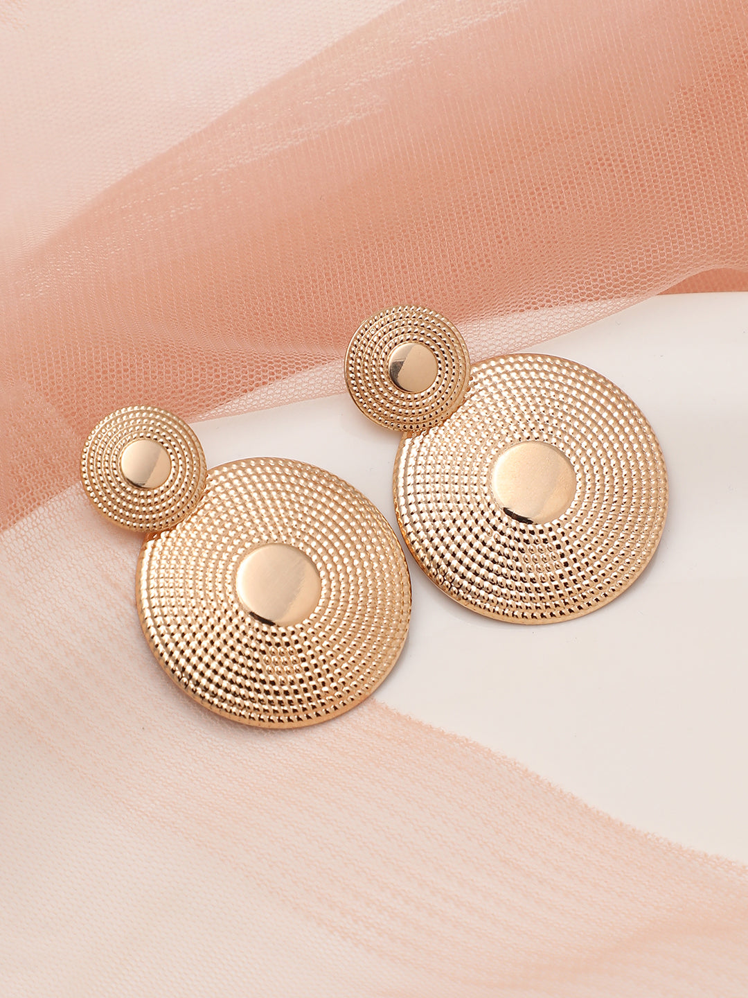 GOLD PLATED PARTY DESIGNER DROP EARRING FOR WOMEN