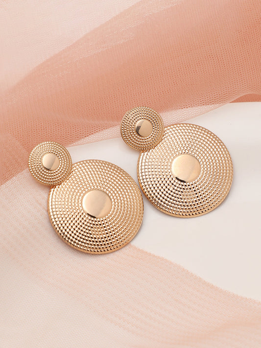 GOLD PLATED PARTY DESIGNER DROP EARRING FOR WOMEN