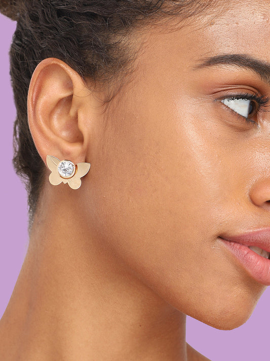 GOLD PLATED PARTY DESIGNER DROP EARRING FOR WOMEN