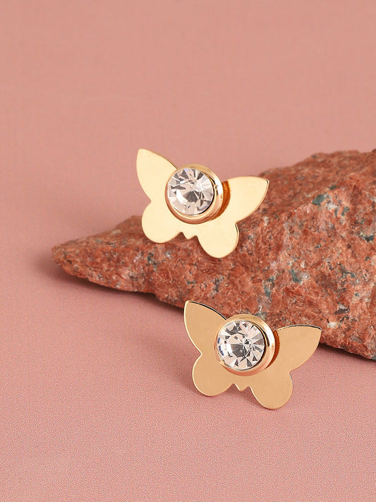 GOLD PLATED PARTY DESIGNER DROP EARRING FOR WOMEN