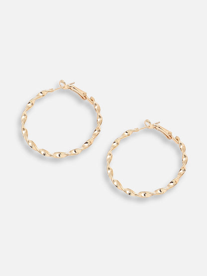 GOLD PLATED PARTY DESIGNER DROP EARRING FOR WOMEN