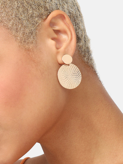 GOLD PLATED PARTY DESIGNER DROP EARRING FOR WOMEN