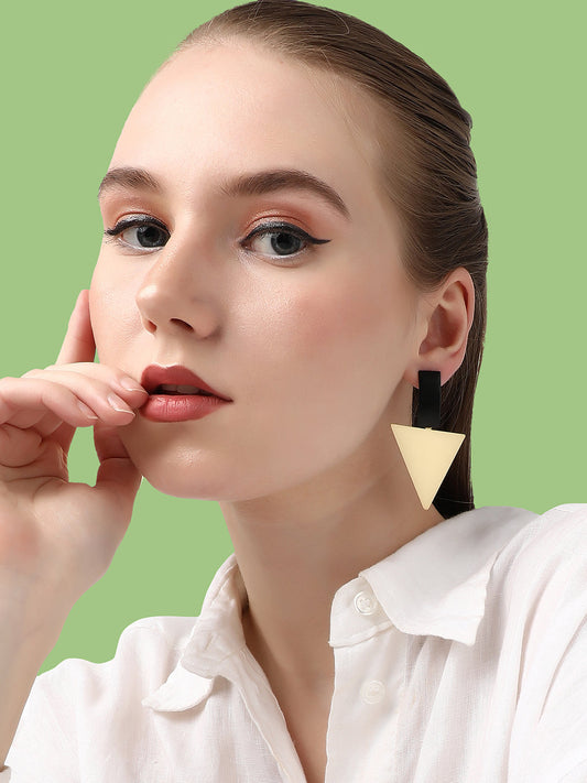 GOLD PLATED PARTY DESIGNER DROP EARRING FOR WOMEN