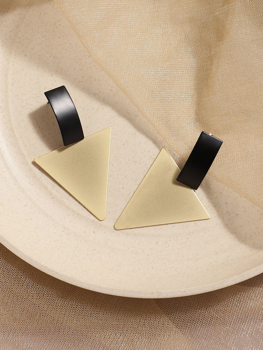 GOLD PLATED PARTY DESIGNER DROP EARRING FOR WOMEN