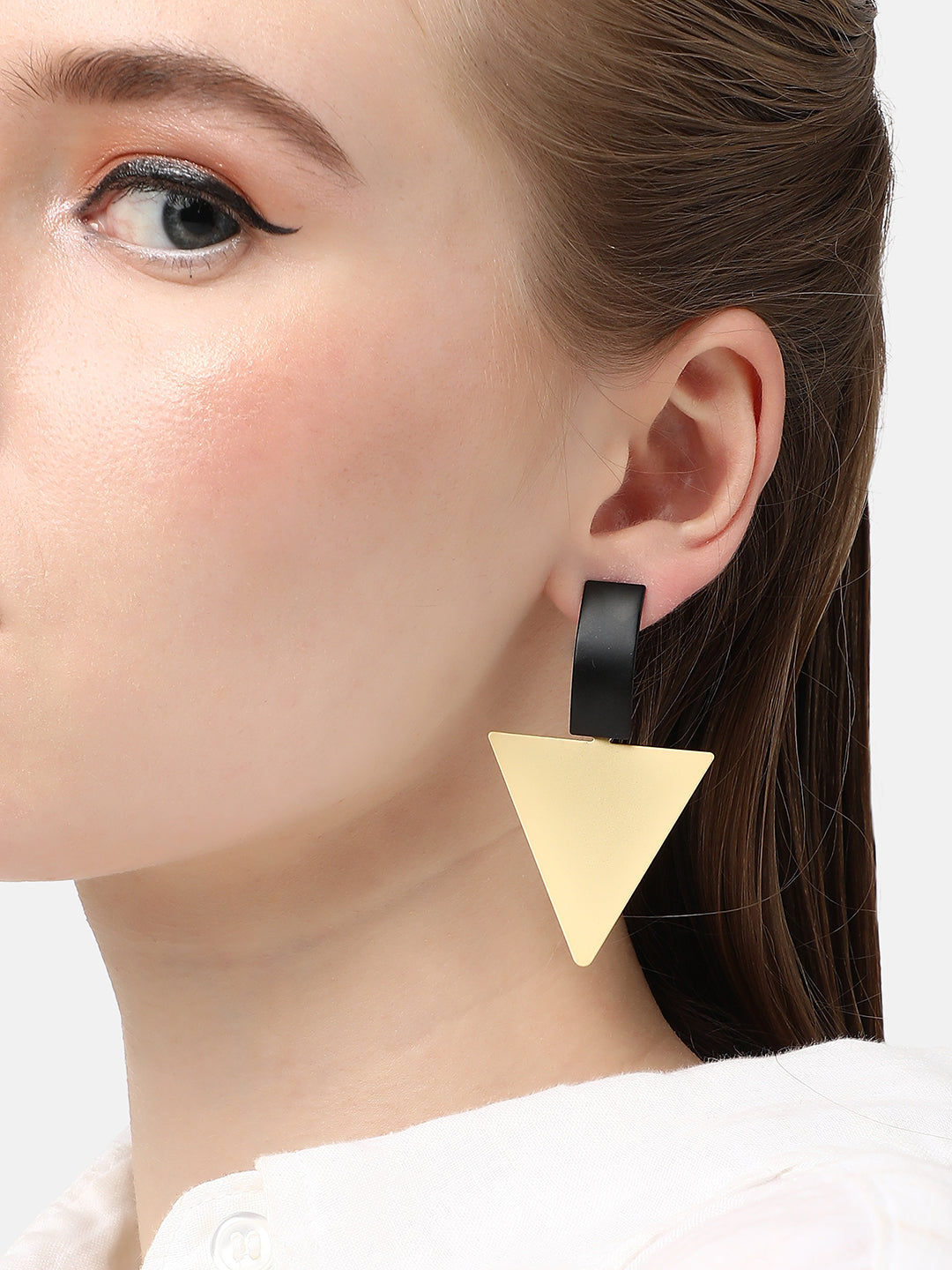 GOLD PLATED PARTY DESIGNER DROP EARRING FOR WOMEN