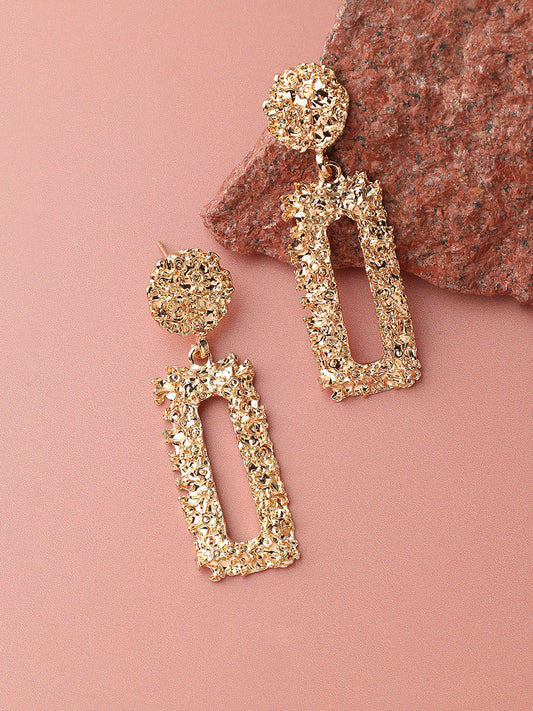 GOLD PLATED PARTY DESIGNER DROP EARRING FOR WOMEN