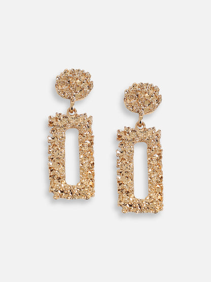 GOLD PLATED PARTY DESIGNER DROP EARRING FOR WOMEN