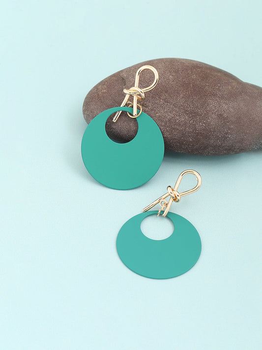 GOLD PLATED PARTY DESIGNER DROP EARRING FOR WOMEN