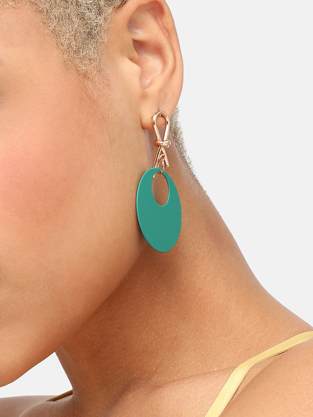 GOLD PLATED PARTY DESIGNER DROP EARRING FOR WOMEN