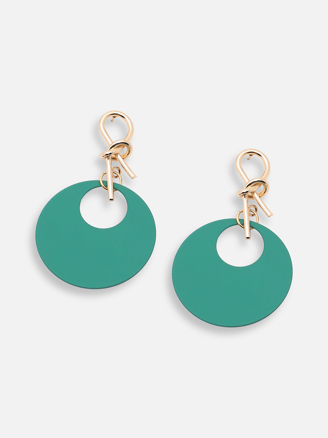 GOLD PLATED PARTY DESIGNER DROP EARRING FOR WOMEN