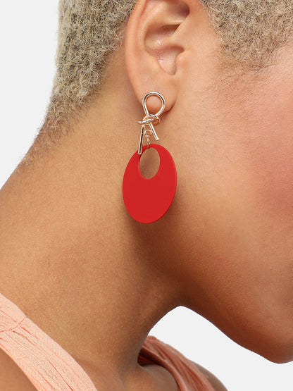 GOLD PLATED PARTY DESIGNER DROP EARRING FOR WOMEN