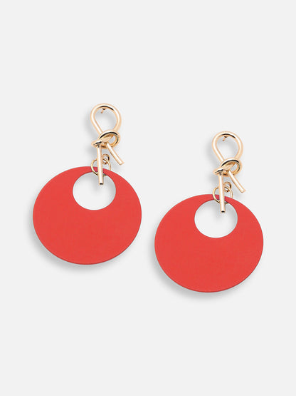 GOLD PLATED PARTY DESIGNER DROP EARRING FOR WOMEN