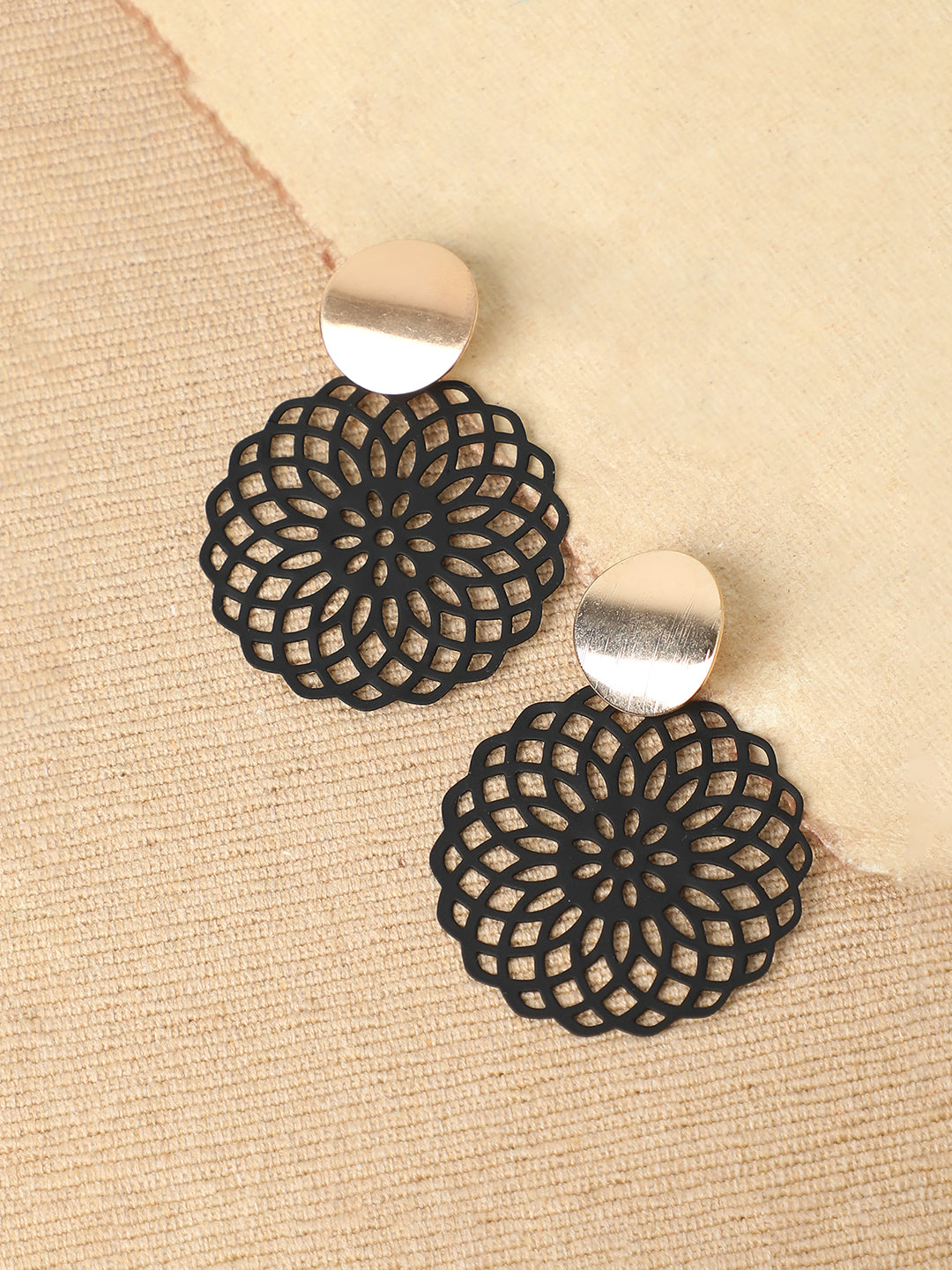 GOLD PLATED PARTY DESIGNER DROP EARRING FOR WOMEN