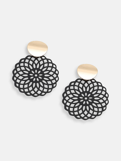 GOLD PLATED PARTY DESIGNER DROP EARRING FOR WOMEN