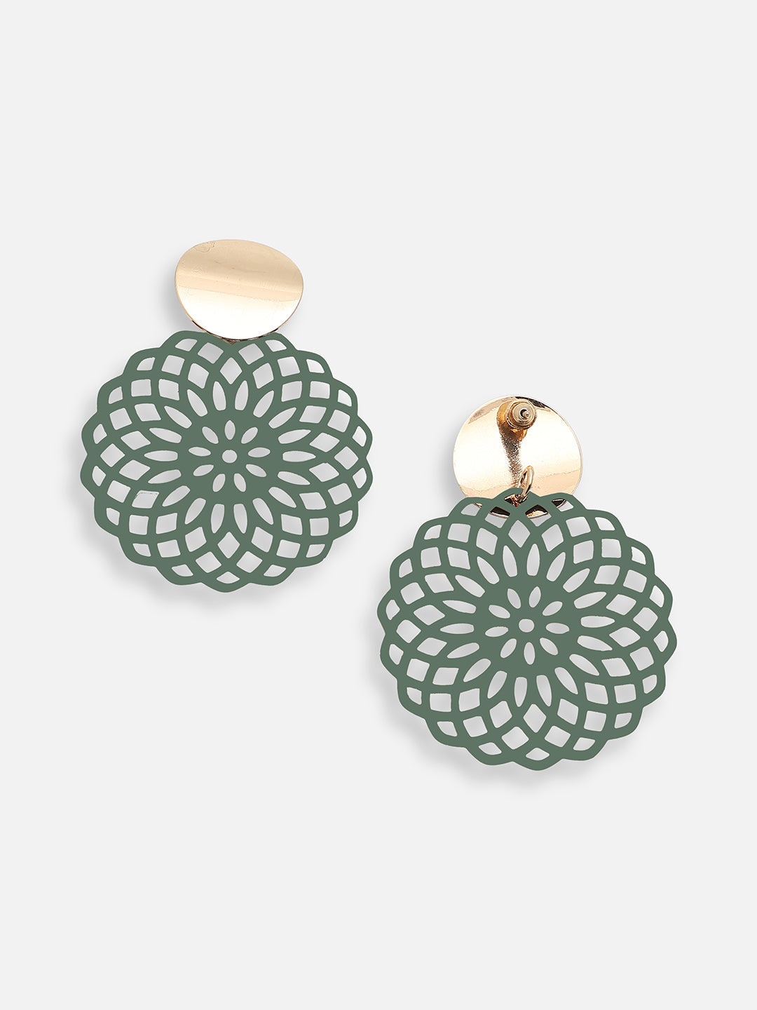 GOLD PLATED PARTY DESIGNER DROP EARRING FOR WOMEN