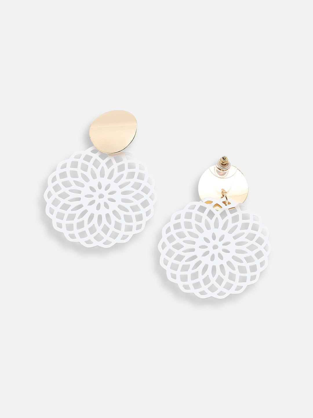 GOLD PLATED PARTY DESIGNER DROP EARRING FOR WOMEN