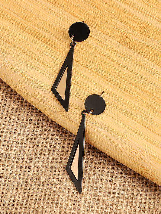GOLD PLATED PARTY DESIGNER DROP EARRING FOR WOMEN
