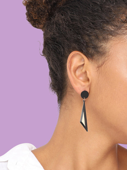 GOLD PLATED PARTY DESIGNER DROP EARRING FOR WOMEN