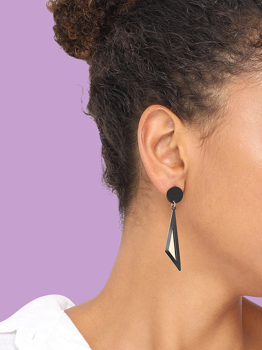 GOLD PLATED PARTY DESIGNER DROP EARRING FOR WOMEN