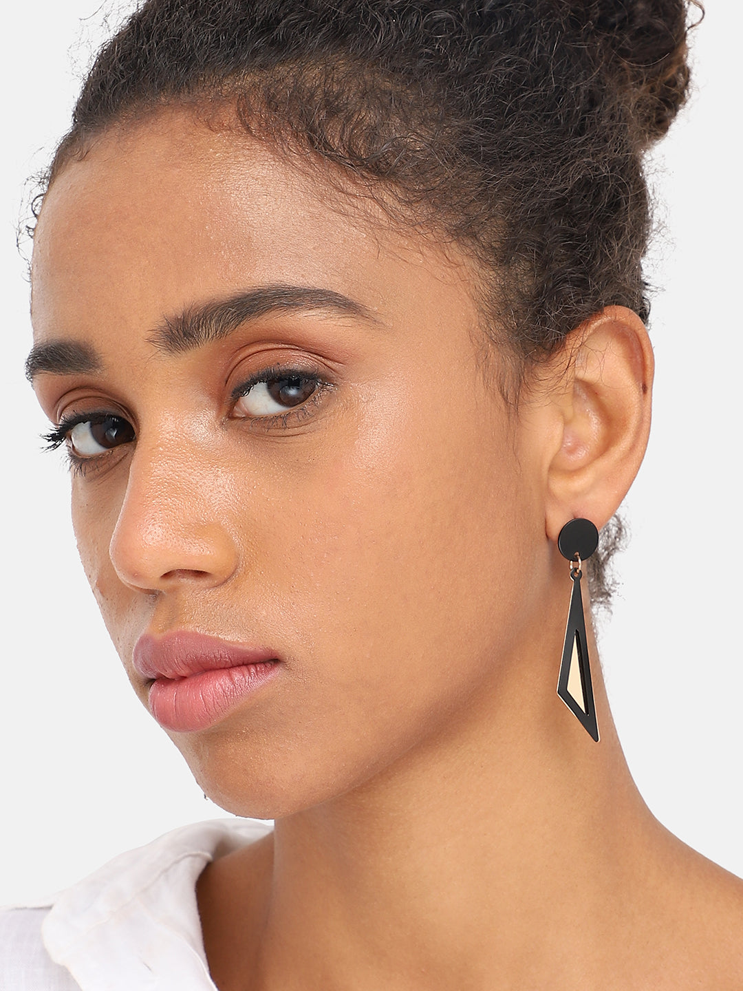 GOLD PLATED PARTY DESIGNER DROP EARRING FOR WOMEN